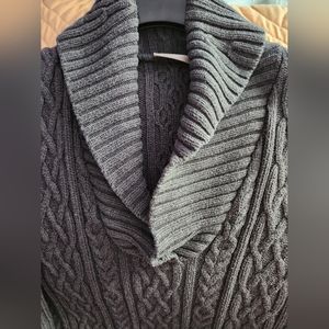 Grey Cowl Neck Sweater